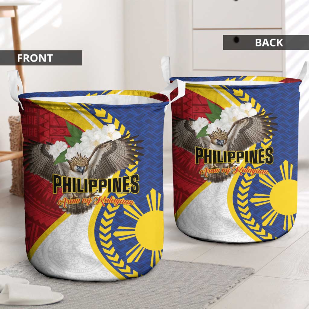 Philippines Laundry Basket Filipino Araw ng Kalayaan LT01 - Polynesian Pride