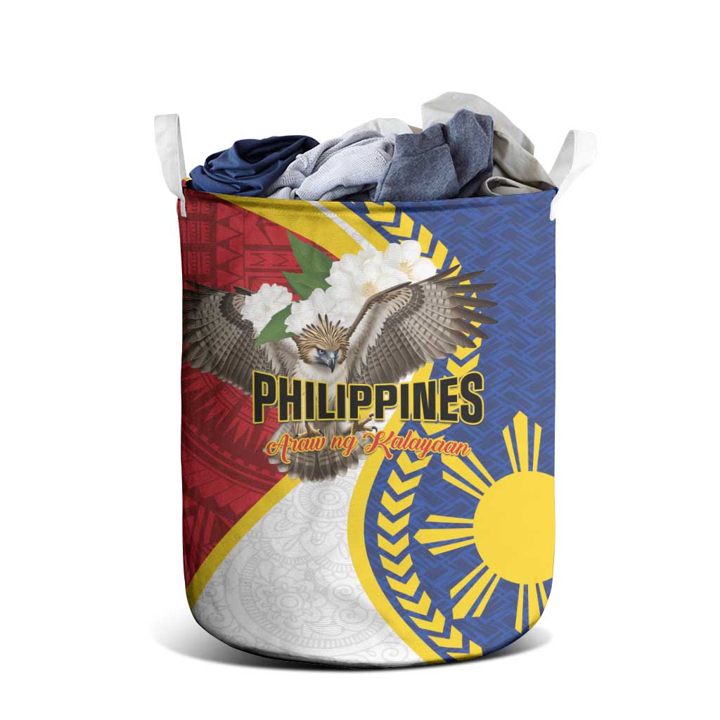 Philippines Laundry Basket Filipino Araw ng Kalayaan LT01 - Polynesian Pride