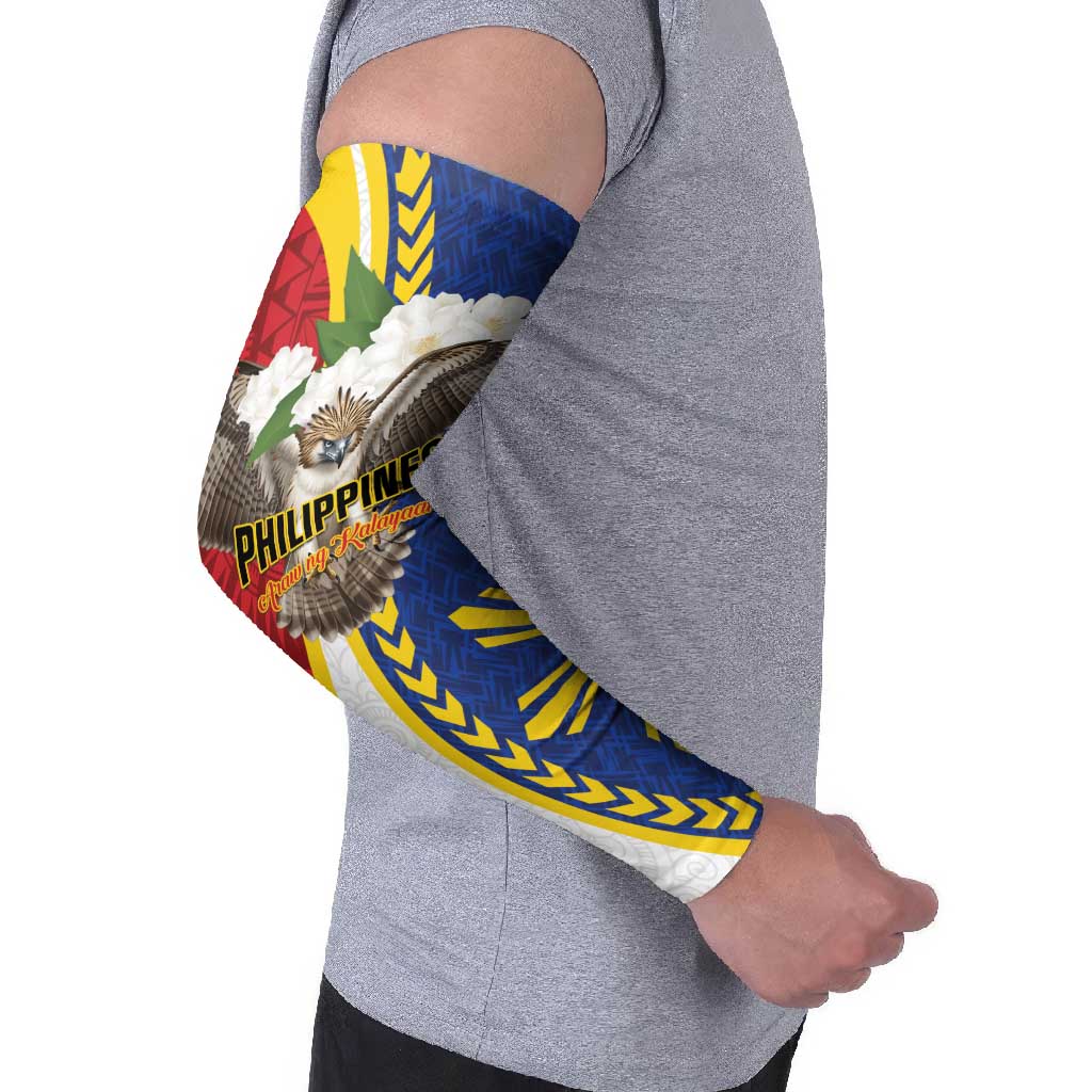Personalized Philippines Arm Sleeves Filipino Araw ng Kalayaan LT01 - Polynesian Pride