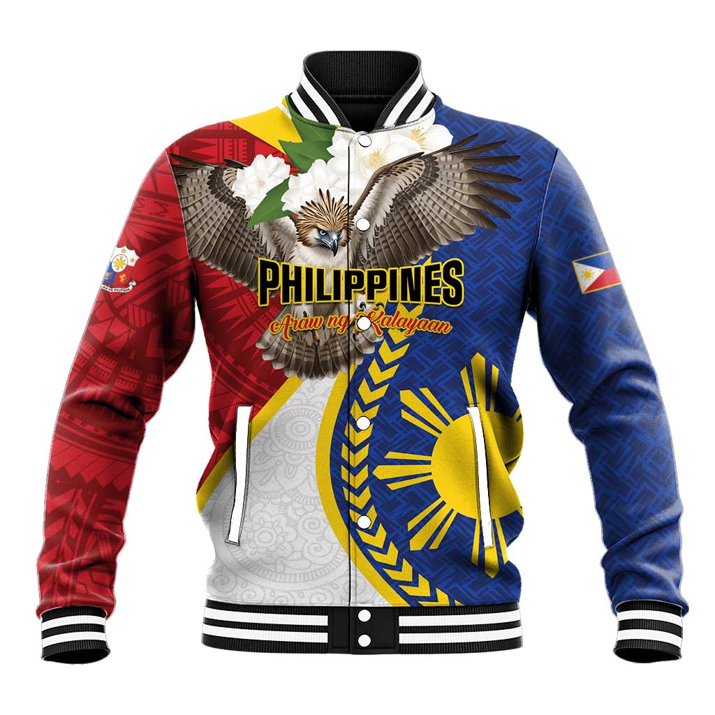 Personalized Philippines Baseball Jacket Filipino Araw ng Kalayaan