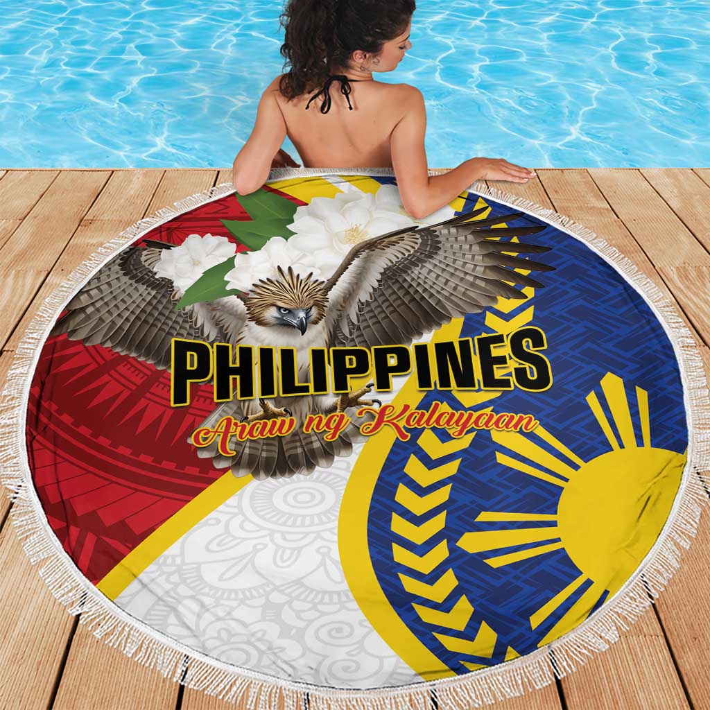 Philippines Beach Blanket Filipino Araw ng Kalayaan LT01 - Polynesian Pride