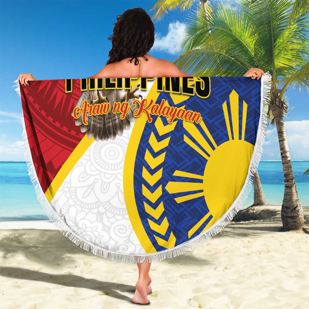 Philippines Beach Blanket Filipino Araw ng Kalayaan LT01 - Polynesian Pride