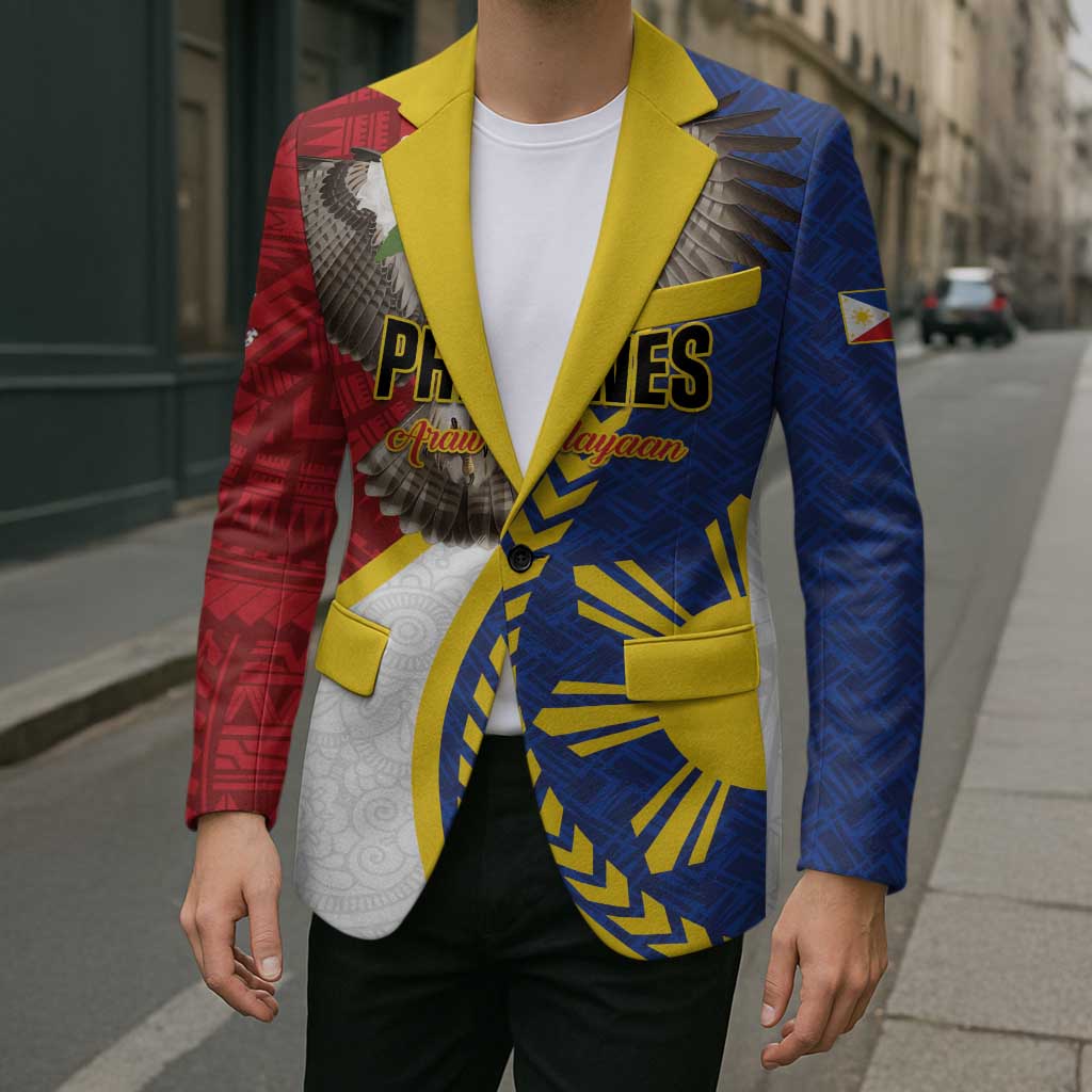 Personalized Philippines Blazer Filipino Araw ng Kalayaan LT01 - Polynesian Pride