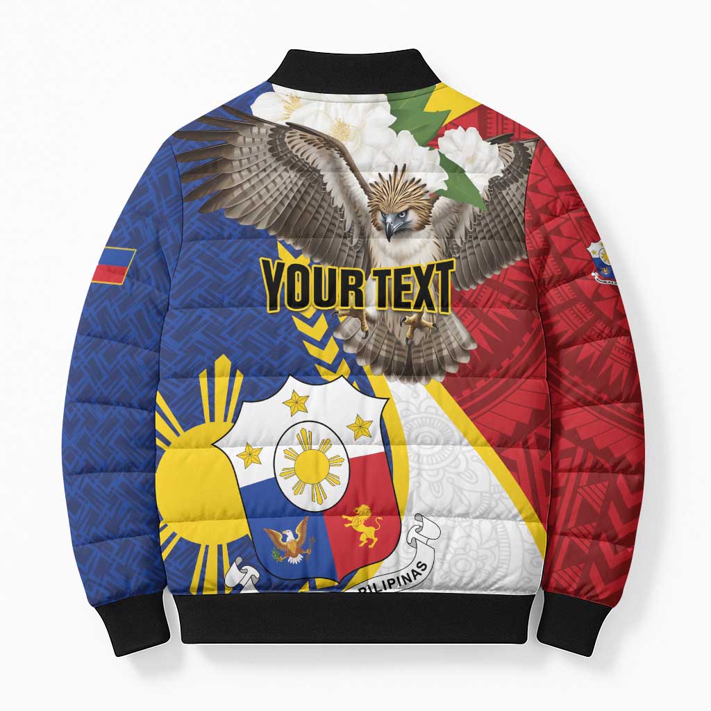 Personalized Philippines Bomber Puffer Jacket Filipino Araw ng Kalayaan LT01 - Polynesian Pride