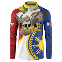 Personalized Philippines Button Sweatshirt Filipino Araw ng Kalayaan