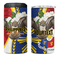 Personalized Philippines 4 in 1 Can Cooler Tumbler Filipino Araw ng Kalayaan LT01 One Size: 16 oz Multicolor - Polynesian Pride