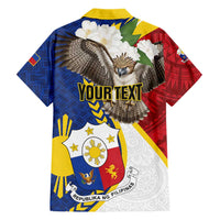 Personalized Philippines Family Matching Off Shoulder Maxi Dress and Hawaiian Shirt Filipino Araw ng Kalayaan