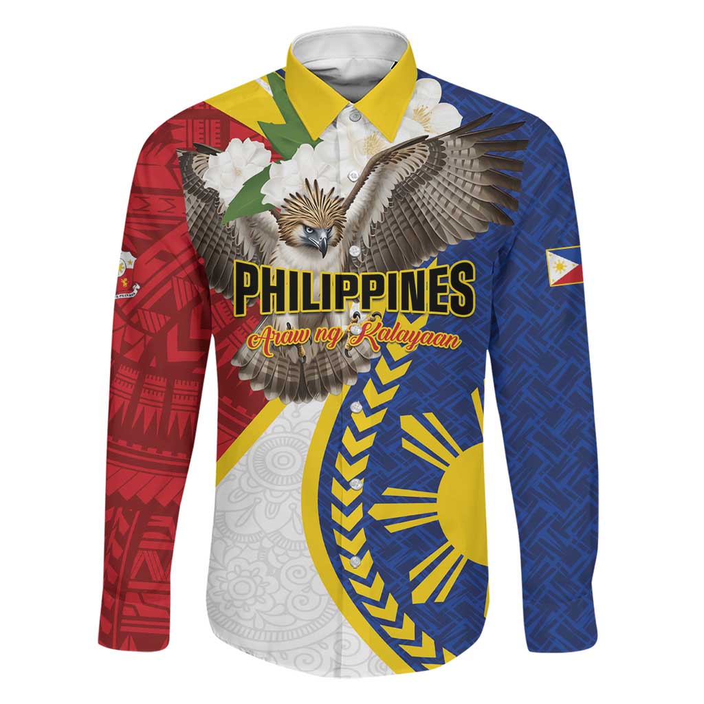 Personalized Philippines Family Matching Short Sleeve Bodycon Dress and Hawaiian Shirt Filipino Araw ng Kalayaan