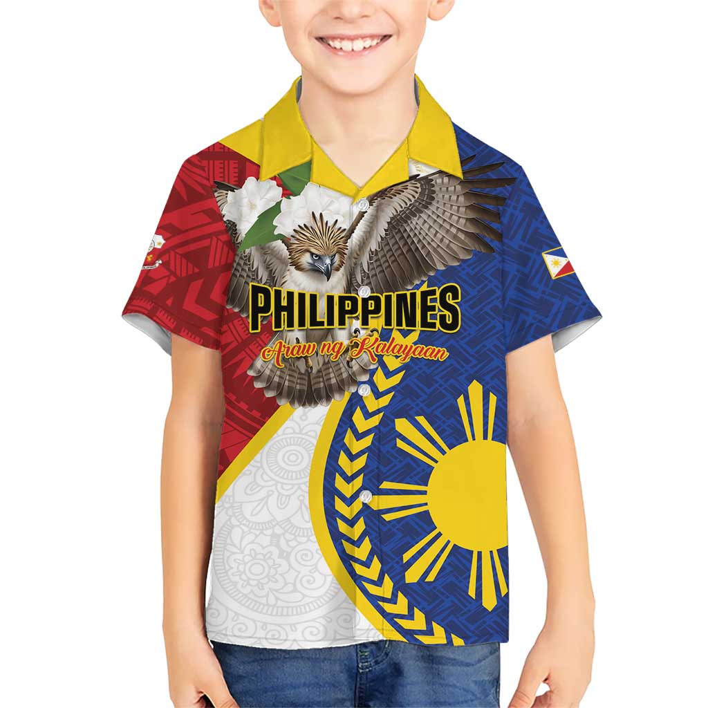 Personalized Philippines Family Matching Summer Maxi Dress and Hawaiian Shirt Filipino Araw ng Kalayaan