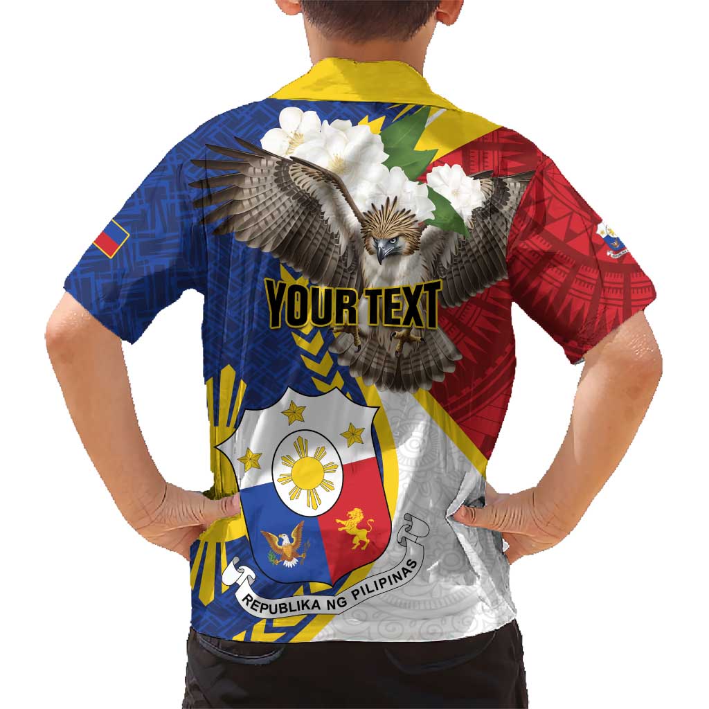 Personalized Philippines Family Matching Tank Maxi Dress and Hawaiian Shirt Filipino Araw ng Kalayaan