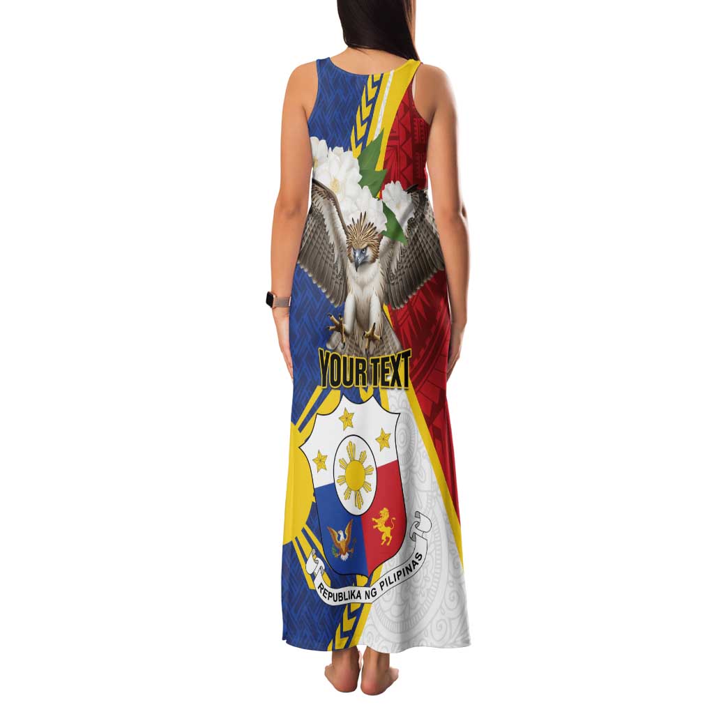 Personalized Philippines Family Matching Tank Maxi Dress and Hawaiian Shirt Filipino Araw ng Kalayaan