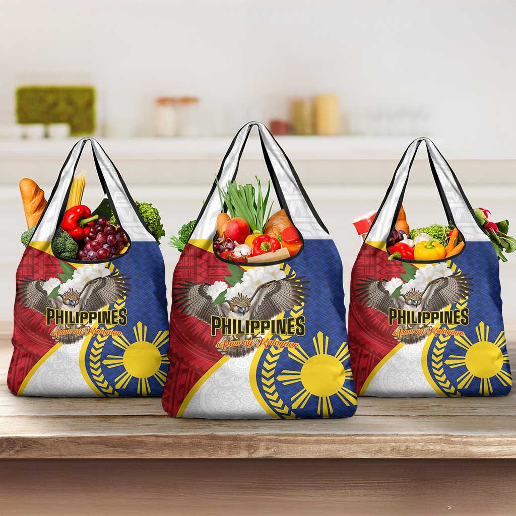 Philippines Grocery Bag Filipino Araw ng Kalayaan LT01 3-pack One Size Multicolor - Polynesian Pride