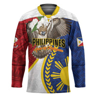 Personalized Philippines Hockey Jersey Filipino Araw ng Kalayaan LT01 Unisex Multicolor - Polynesian Pride