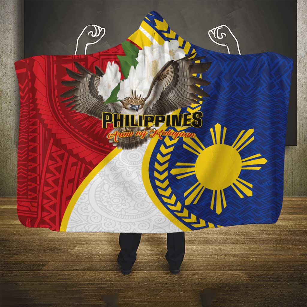 Philippines Hooded Blanket Filipino Araw ng Kalayaan LT01 - Polynesian Pride