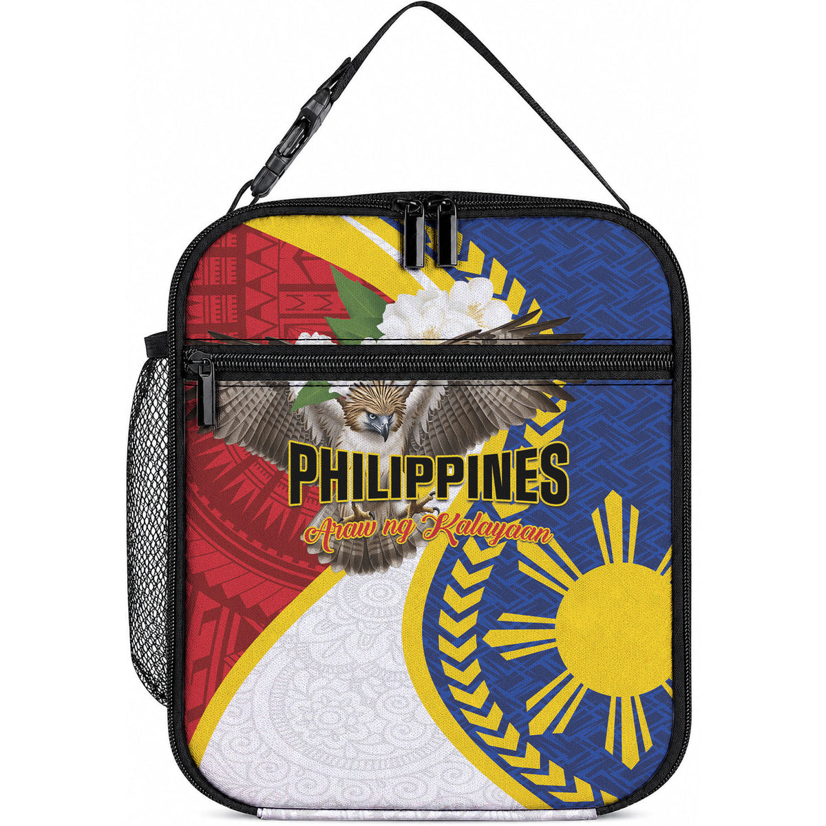 Philippines Lunch Bag Filipino Araw ng Kalayaan LT01 10.2 × 8.3 × 4.3 inch Multicolor - Polynesian Pride