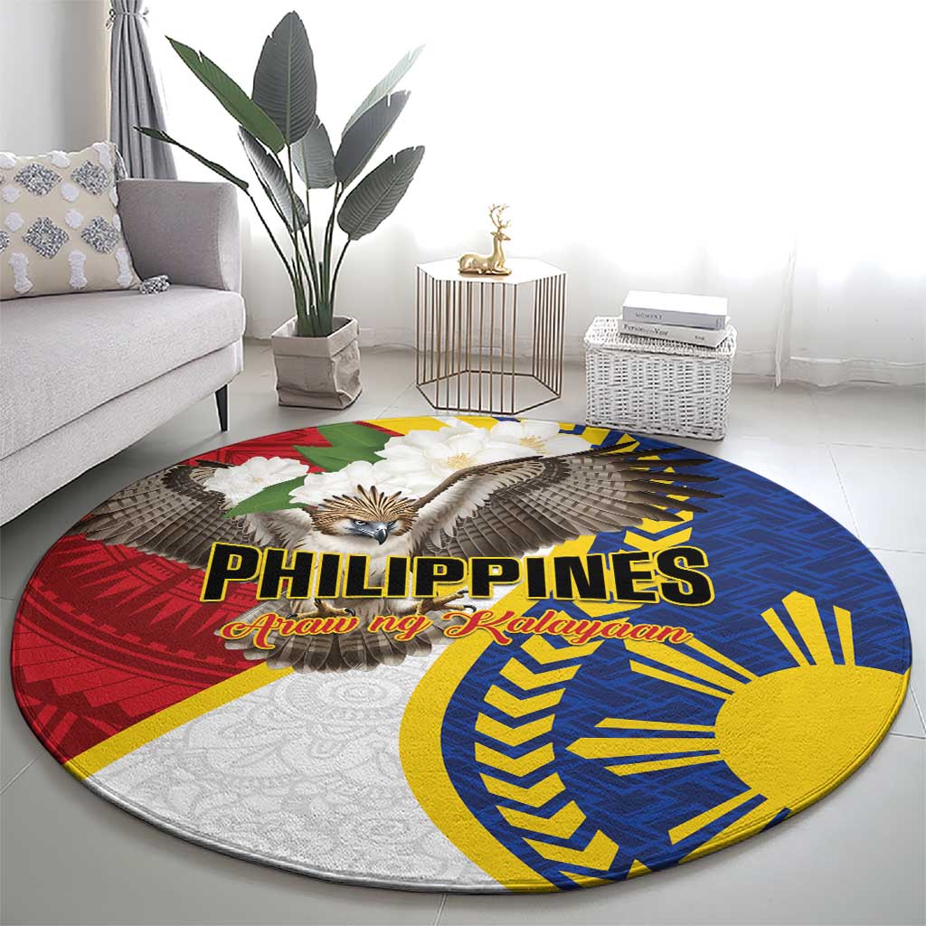 Philippines Round Carpet Filipino Araw ng Kalayaan LT01 - Polynesian Pride