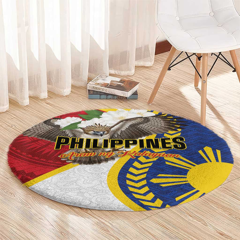Philippines Round Carpet Filipino Araw ng Kalayaan LT01 - Polynesian Pride