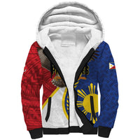 Personalized Philippines Sherpa Hoodie Filipino Araw ng Kalayaan LT01 Unisex Multicolor - Polynesian Pride