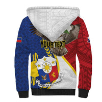 Personalized Philippines Sherpa Hoodie Filipino Araw ng Kalayaan LT01 - Polynesian Pride