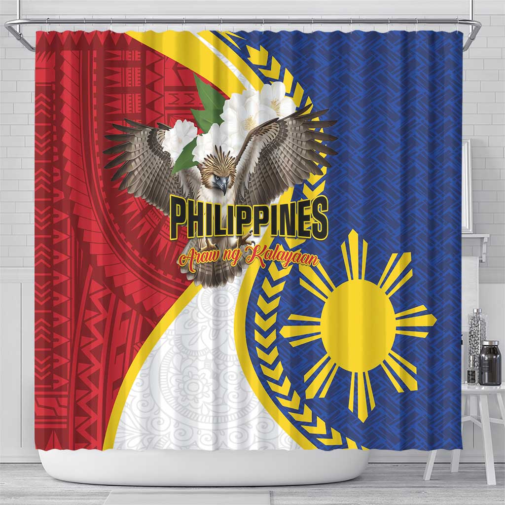 Philippines Shower Curtain Filipino Araw ng Kalayaan LT01 - Polynesian Pride