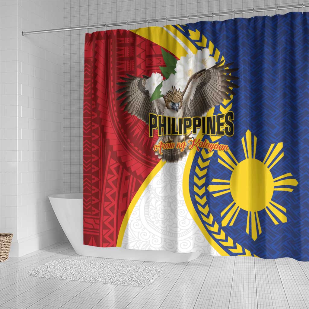 Philippines Shower Curtain Filipino Araw ng Kalayaan LT01 - Polynesian Pride