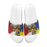 Philippines Slide Sandals Filipino Araw ng Kalayaan LT01 Multicolor - Polynesian Pride