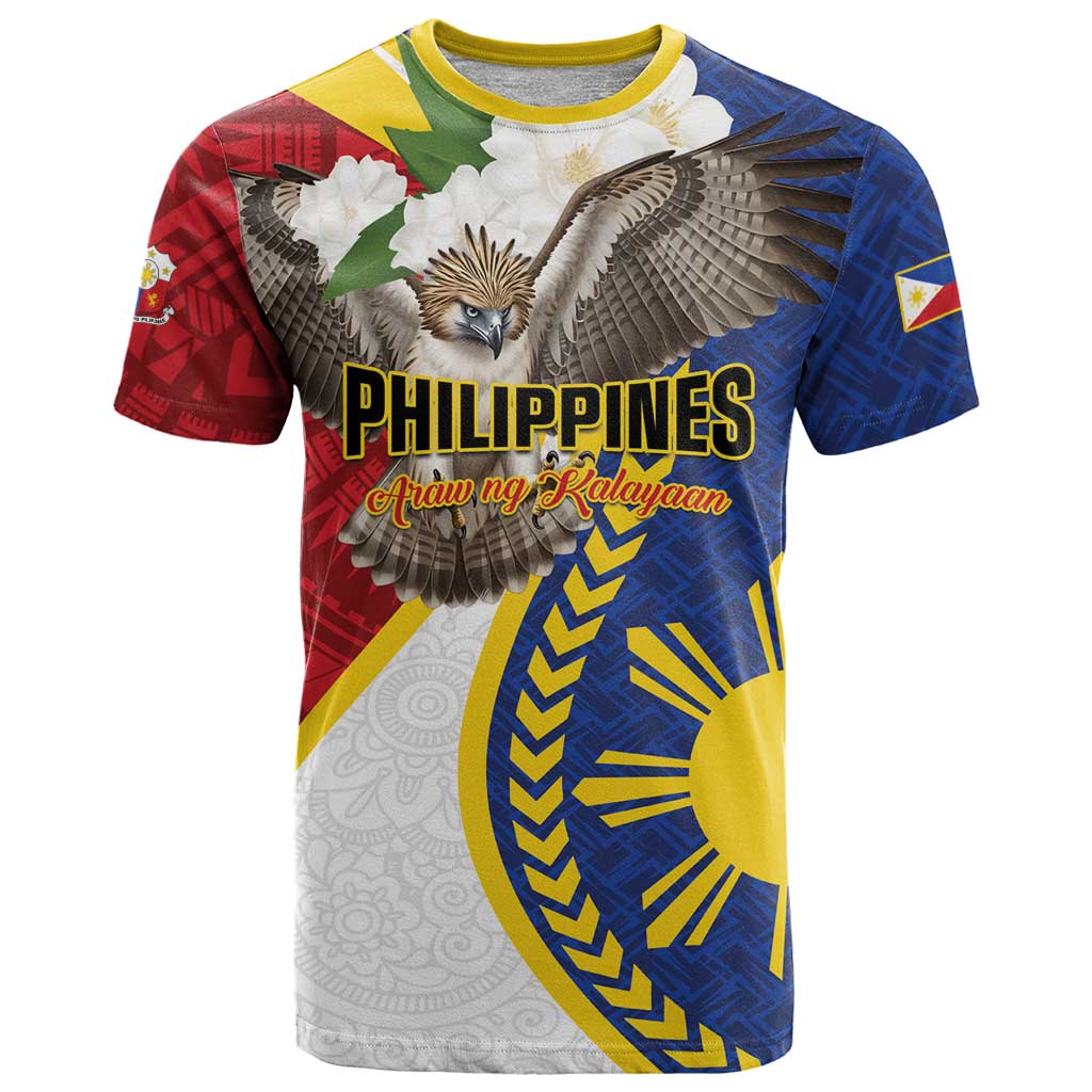 Personalized Philippines T Shirt Filipino Araw ng Kalayaan LT01 Multicolor - Polynesian Pride