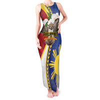Personalized Philippines Tank Maxi Dress Filipino Araw ng Kalayaan LT01 Women Multicolor - Polynesian Pride