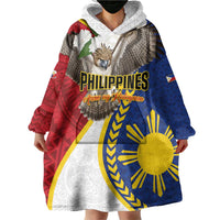 Personalized Philippines Wearable Blanket Hoodie Filipino Araw ng Kalayaan LT01 - Polynesian Pride