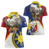 Personalized Philippines Women Polo Shirt Filipino Araw ng Kalayaan LT01 - Polynesian Pride