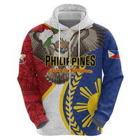 Personalized Philippines Zip Hoodie Filipino Araw ng Kalayaan LT01 - Polynesian Pride