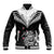 New Zealand Baseball Jacket Aotearoa Maori Kiwi Black Fern LT01 Unisex Black - Polynesian Pride