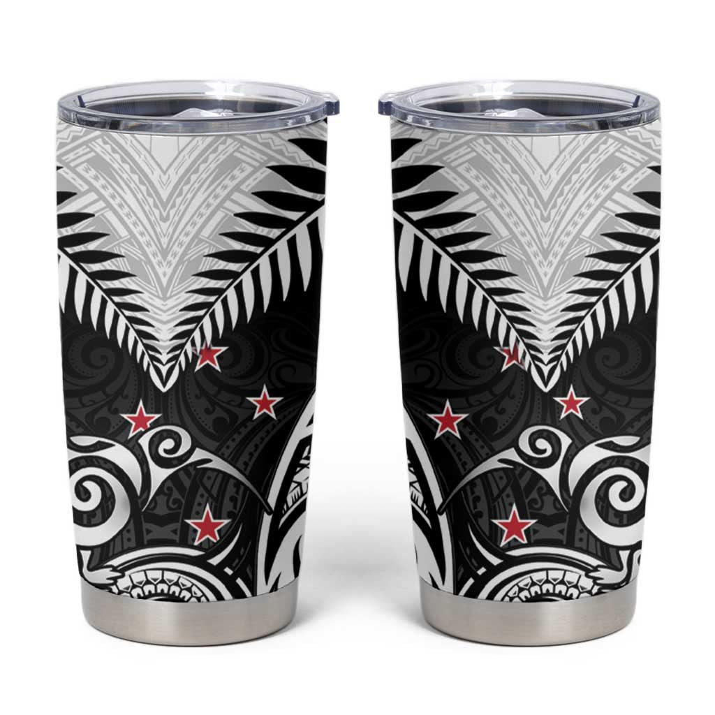 New Zealand Tumbler Cup Aotearoa Maori Kiwi Black Fern