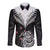 Personalised New Zealand Long Sleeve Button Shirt Aotearoa Maori Kiwi Black Fern LT01 Unisex Black - Polynesian Pride
