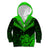 Personalised New Zealand Kid Hoodie Aotearoa Maori Kiwi Green Fern LT01 Zip Hoodie Green - Polynesian Pride