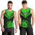 Personalised New Zealand Men Tank Top Aotearoa Maori Kiwi Green Fern LT01 - Polynesian Pride