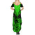 Personalised New Zealand Summer Maxi Dress Aotearoa Maori Kiwi Green Fern LT01 - Polynesian Pride