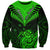 Personalised New Zealand Sweatshirt Aotearoa Maori Kiwi Green Fern LT01 Unisex Green - Polynesian Pride