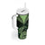 New Zealand Tumbler With Handle Aotearoa Maori Kiwi Green Fern