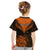 Personalised New Zealand Kid T Shirt Aotearoa Maori Kiwi Orange Fern LT01 - Polynesian Pride