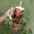 New Zealand Tumbler With Handle Aotearoa Maori Kiwi Orange Fern