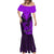 Personalised Aotearoa Mermaid Dress Maori Kiwi Purple Fern LT01 - Polynesian Pride