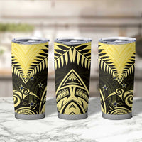 Aotearoa Tumbler Cup Maori Kiwi Yellow Fern LT01 - Polynesian Pride