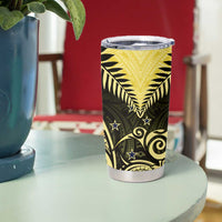 Aotearoa Tumbler Cup Maori Kiwi Yellow Fern LT01 - Polynesian Pride