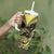 Aotearoa Tumbler With Handle Maori Kiwi Yellow Fern