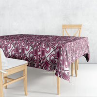 Hibiscus Bloom Island Tribal Waves Tablecloth Pink Polynesian Pattern LT01 - Polynesian Pride