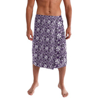Hibiscus Bloom Island Tribal Waves Lavalava Purple Polynesian Pattern LT01 Purple - Polynesian Pride