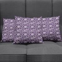 Hibiscus Bloom Island Tribal Waves Pillow Cover Purple Polynesian Pattern LT01 - Polynesian Pride