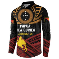 Papua New Guinea Bird of Paradise Button Sweatshirt 16 September 1975 Independence Day Anniversary LT01 - Polynesian Pride