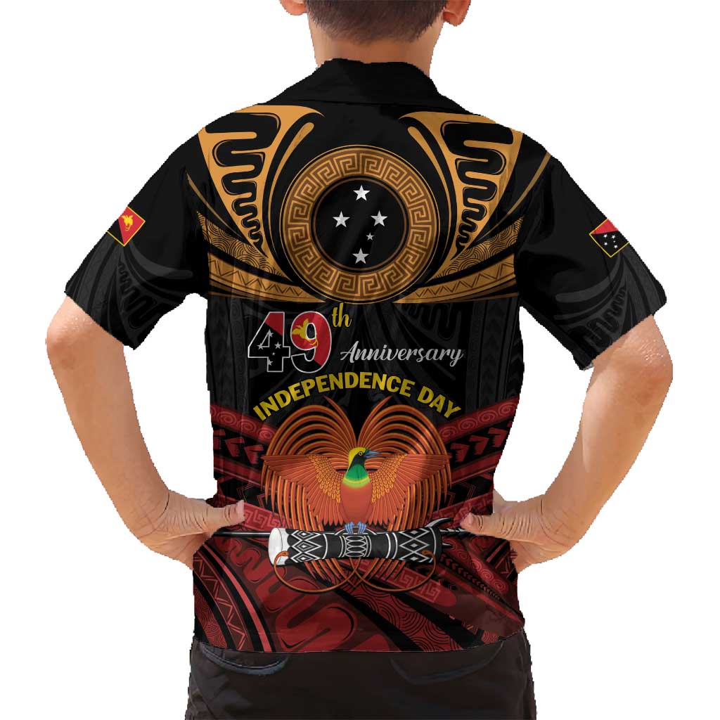 Papua New Guinea Bird of Paradise Family Matching Tank Maxi Dress and Hawaiian Shirt 16 September 1975 Independence Day Anniversary